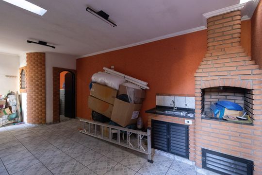 Churrasqueira de casa à venda com 3 quartos, 192m² em Jardim Belem, São Paulo