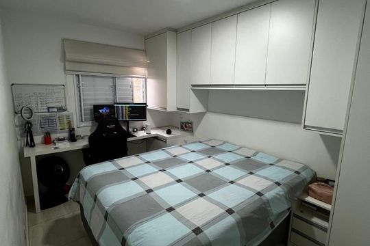 Quarto de apartamento à venda com 2 quartos, 55m² em Jardim do Lago II, Campinas