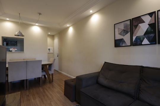 Sala de apartamento à venda com 2 quartos, 48m² em Fazenda Morumbi, São Paulo