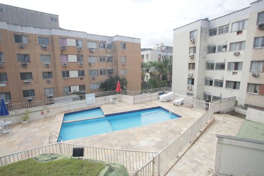 Área comum - Piscina de apartamento à venda com 3 quartos, 62m² em Pechincha, Rio de Janeiro