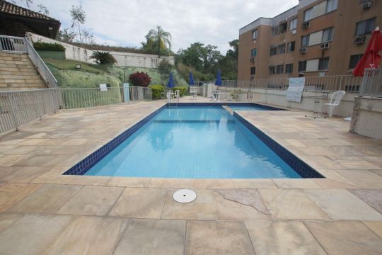 Área comum - Piscina de apartamento à venda com 3 quartos, 62m² em Pechincha, Rio de Janeiro