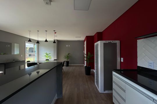Área Comum - Salão de Festas  de apartamento para alugar com 1 quarto, 18m² em Vila Granada, São Paulo