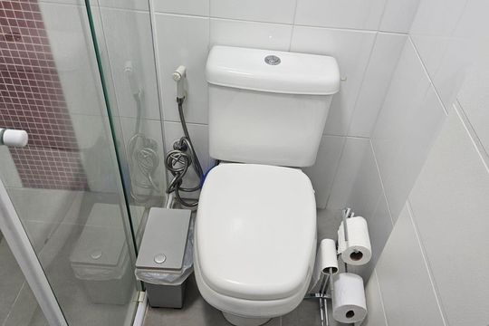 Banheiro de apartamento à venda com 3 quartos, 71m² em Jardim Flamboyant, Campinas