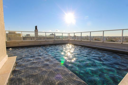Área comum - Piscina de apartamento para alugar com 1 quarto, 46m² em Marechal Rondon, Canoas