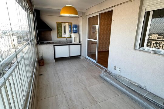 Varanda de apartamento para alugar com 3 quartos, 94m² em Centro, São Bernardo do Campo