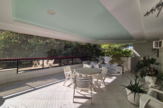 Varanda da Sala de apartamento para alugar com 3 quartos, 123m² em Recreio dos Bandeirantes, Rio de Janeiro