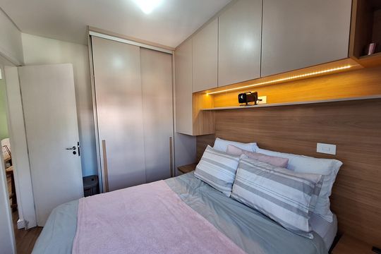 Quarto 1 de apartamento à venda com 2 quartos, 86m² em Vila Camilópolis, Santo André