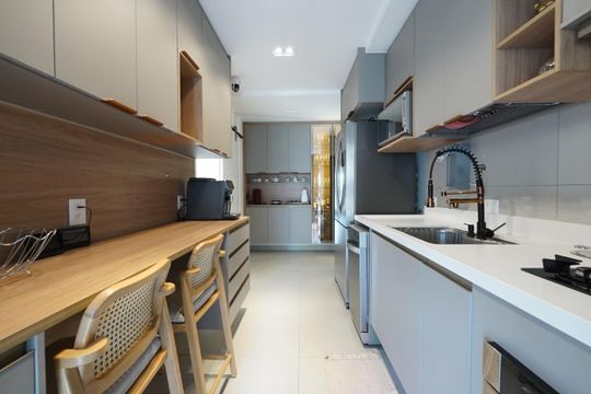 Cozinha de apartamento à venda com 4 quartos, 146m² em Chácara Klabin, São Paulo