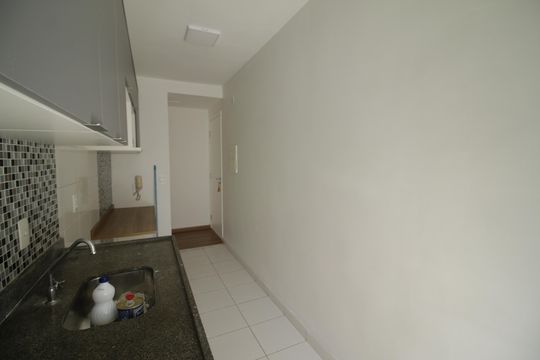 Cozinha de apartamento à venda com 3 quartos, 72m² em Taquara, Rio de Janeiro