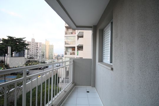 Varanda de apartamento à venda com 2 quartos, 52m² em Jardim Monte Alegre, Taboão da Serra