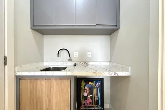 Área de Serviço de kitnet/studio para alugar com 1 quarto, 47m² em Centro, Florianópolis