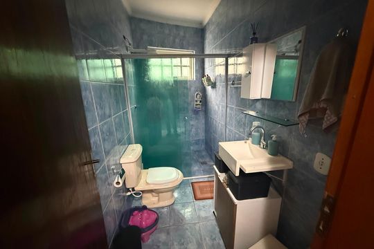 Banheiro de casa para alugar com 3 quartos, 249m² em Jardim Molinari, Jundiaí