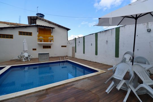 Área comum - Piscina de kitnet/studio para alugar com 1 quarto, 35m² em Stella Maris, Salvador