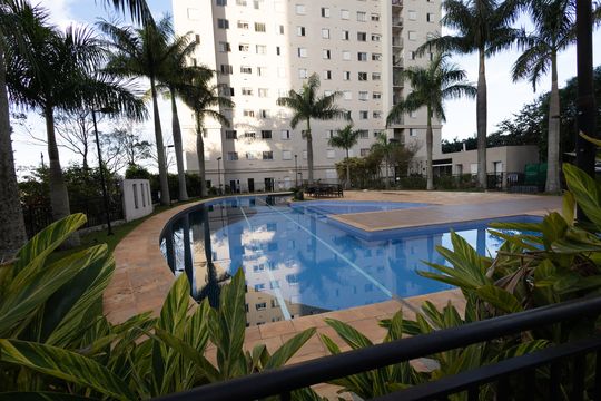Área comum - Piscina de apartamento para alugar com 2 quartos, 45m² em Jardim Copacabana, São José dos Campos