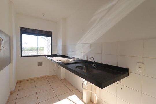 Cozinha de apartamento para alugar com 2 quartos, 60m² em Jardim Santa Cecilia - Bonfim Paulista, Ribeirão Preto