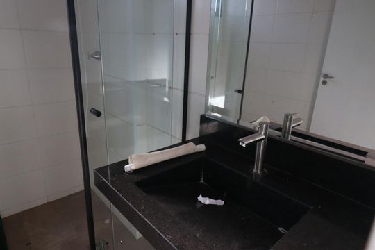 Banheiro de apartamento para alugar com 2 quartos, 60m² em Jardim Santa Cecilia - Bonfim Paulista, Ribeirão Preto