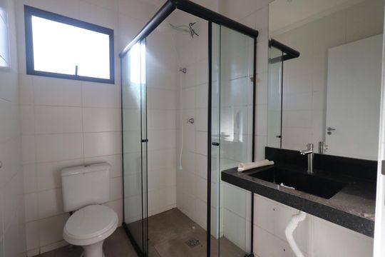 Banheiro de apartamento para alugar com 2 quartos, 60m² em Jardim Santa Cecilia - Bonfim Paulista, Ribeirão Preto