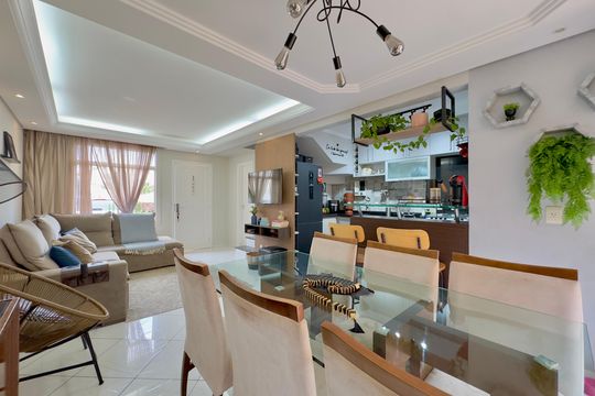 Sala de casa de condomínio à venda com 3 quartos, 86m² em Parque Renato Maia, Guarulhos