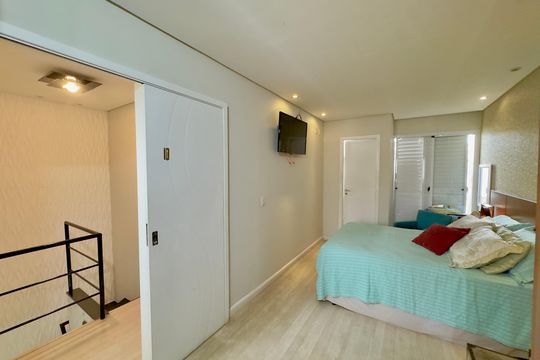 Quarto 2 de casa de condomínio à venda com 3 quartos, 86m² em Parque Renato Maia, Guarulhos