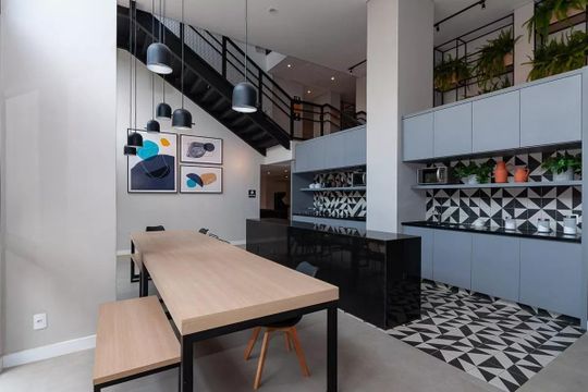 Espaço Gourmet de kitnet/studio à venda com 1 quarto, 21m² em Perdizes, São Paulo