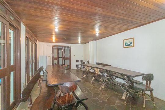 Área comum - Churrasqueira de apartamento à venda com 2 quartos, 115m² em Centro, Canoas
