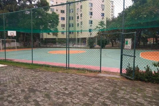 Quadra Poliesportiva de apartamento à venda com 2 quartos, 49m² em Freguesia (Jacarepaguá), Rio de Janeiro