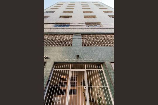 Fachada e portaria de apartamento à venda com 1 quarto, 47m² em Bela Vista, São Paulo