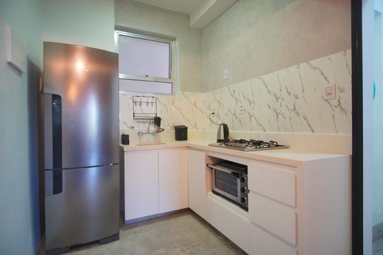 Cozinha Integrada de apartamento para alugar com 2 quartos, 57m² em Petrópolis, Porto Alegre