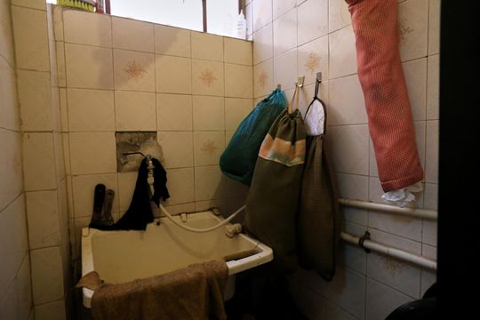 Cozinha e Área de serviço de apartamento à venda com 2 quartos, 50m² em Santa Efigênia, Belo Horizonte