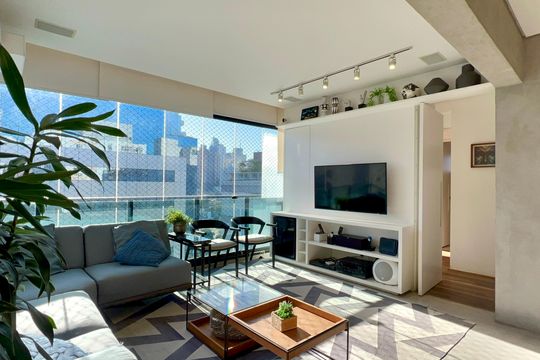 Sala de TV de apartamento para alugar com 2 quartos, 120m² em Paraíso, São Paulo