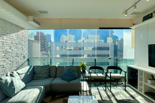 Sala de TV de apartamento para alugar com 2 quartos, 120m² em Paraíso, São Paulo