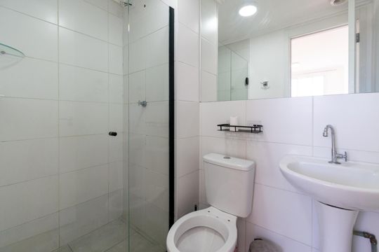 Banheiro  de apartamento para alugar com 2 quartos, 40m² em Vila Santa Catarina, São Paulo