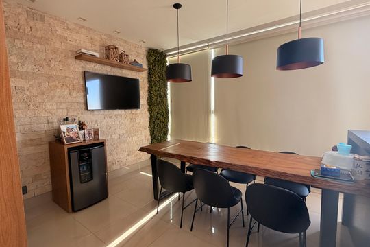 Sacada de apartamento à venda com 3 quartos, 106m² em Jardim Atlantico, Goiânia