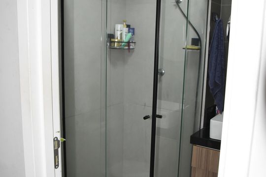 banheir social de apartamento à venda com 2 quartos, 46m² em Vila Joana, Jundiaí
