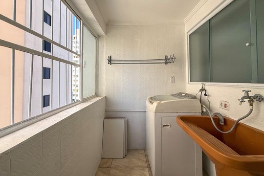 Área de Serviço de apartamento à venda com 2 quartos, 83m² em Vila Gumercindo, São Paulo