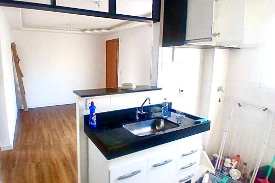 Cozinha de apartamento para alugar com 2 quartos, 45m² em Água Chata, Guarulhos