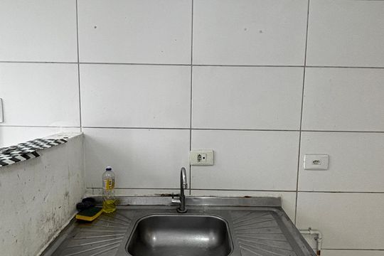 Cozinha de apartamento para alugar com 2 quartos, 47m² em Vila Guaraciaba, Santo André