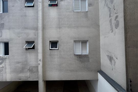 Sala - Vista de apartamento para alugar com 2 quartos, 47m² em Vila Guaraciaba, Santo André