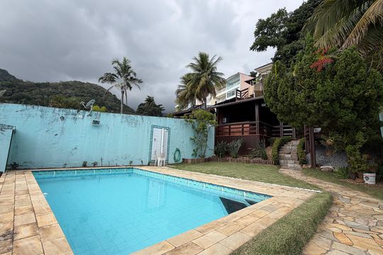 Quintal - Piscina  de casa de condomínio à venda com 4 quartos, 215m² em Jacarepaguá, Rio de Janeiro