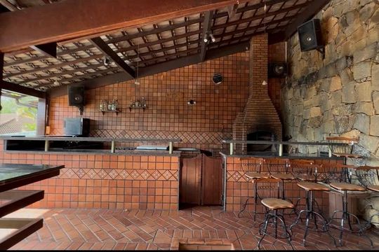 Quintal - Churrasqueira  de casa de condomínio à venda com 4 quartos, 215m² em Jacarepaguá, Rio de Janeiro