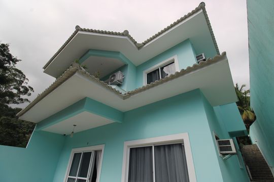 Frente da casa de casa de condomínio à venda com 4 quartos, 215m² em Jacarepaguá, Rio de Janeiro