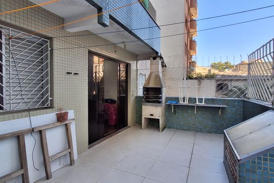 Varanda  de apartamento à venda com 3 quartos, 125m² em Osvaldo Cruz, São Caetano do Sul