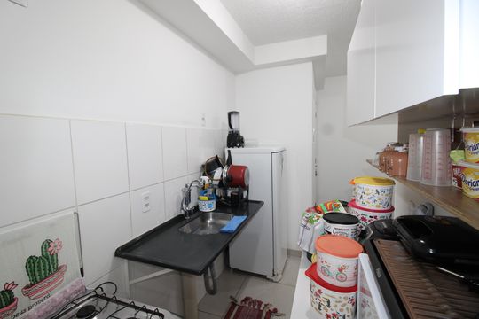 Sala / Cozinha de apartamento à venda com 2 quartos, 41m² em Artur Alvim, São Paulo