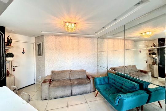 Sala de apartamento à venda com 2 quartos, 54m² em Chácara Cruzeiro do Sul, São Paulo