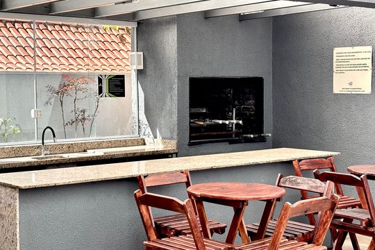 Área comum - Churrasqueira de apartamento à venda com 2 quartos, 54m² em Chácara Cruzeiro do Sul, São Paulo
