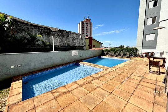 Área comum - Piscina de apartamento à venda com 2 quartos, 54m² em Chácara Cruzeiro do Sul, São Paulo