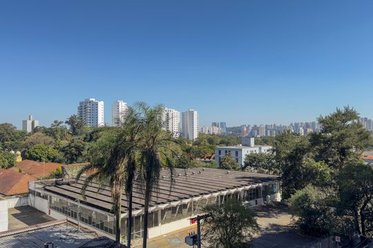Vista de apartamento para alugar com 2 quartos, 45m² em Santo Amaro, São Paulo