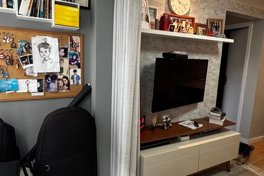 Sala - Sala de Jantar Varanda de apartamento para alugar com 2 quartos, 50m² em Vila Sao Pedro, Santo André