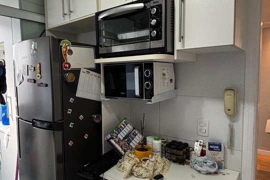 Cozinha de apartamento para alugar com 2 quartos, 50m² em Vila Sao Pedro, Santo André