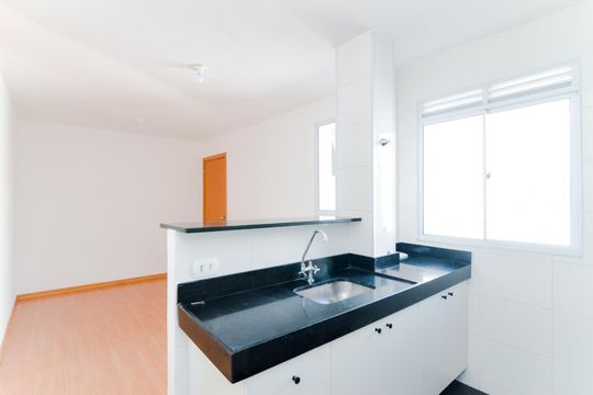 Cozinha de apartamento para alugar com 2 quartos, 38m² em Vila Rio de Janeiro, Guarulhos